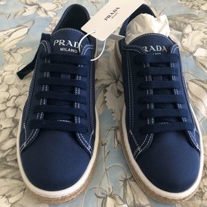 Prada original sneakers new with tag and box